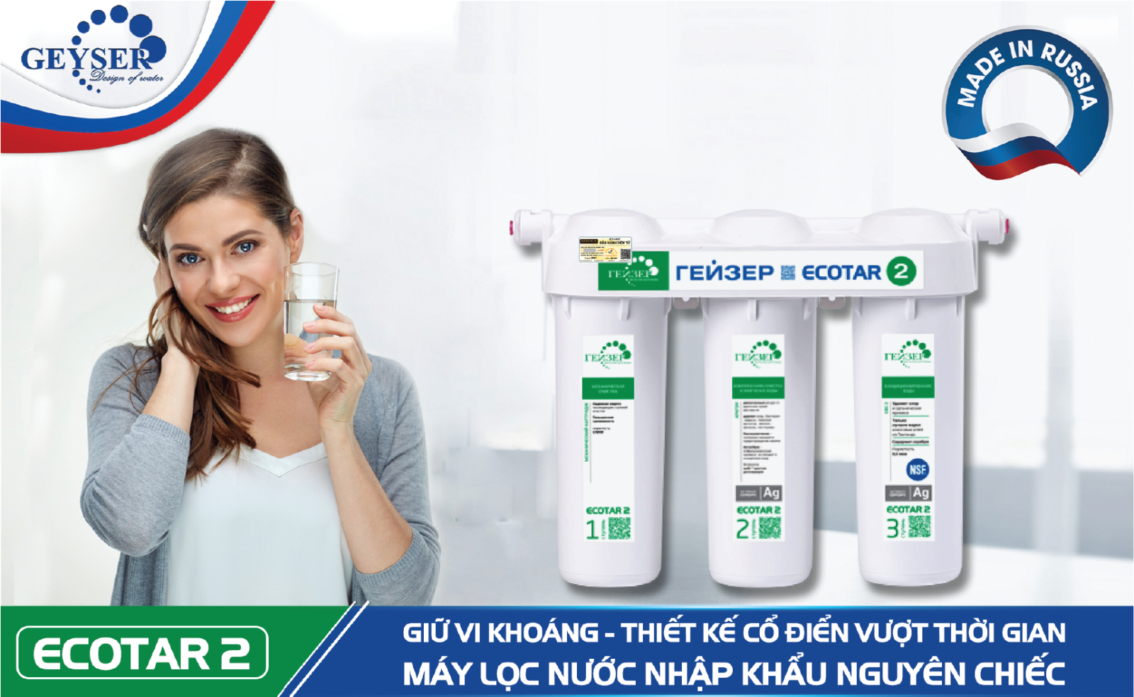 Máy lọc nước Geyser Ecotar 5 Máy lọc nước Geyser Ecotar 5