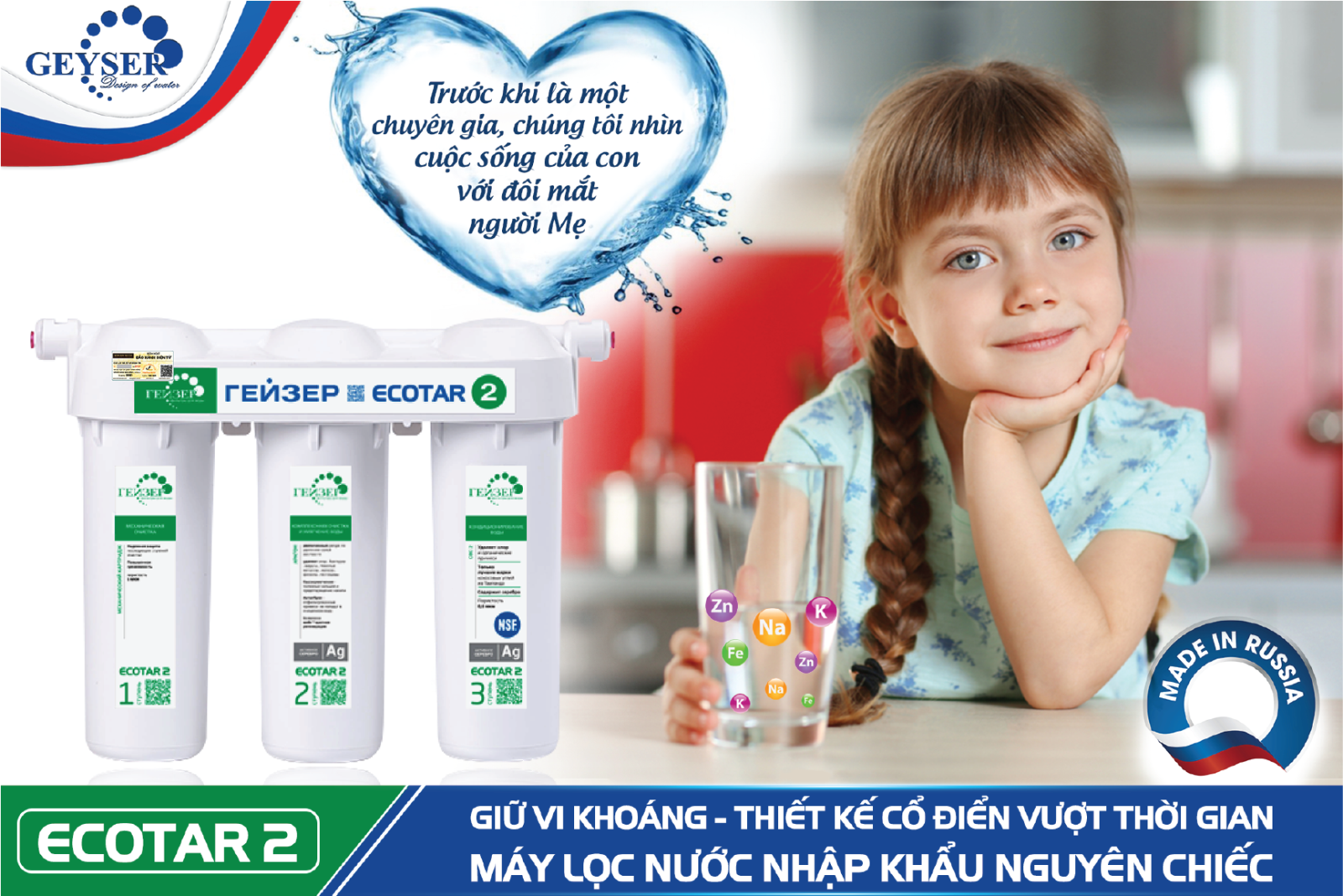 Máy lọc nước Geyser Ecotar 5 Máy lọc nước Geyser Ecotar 5