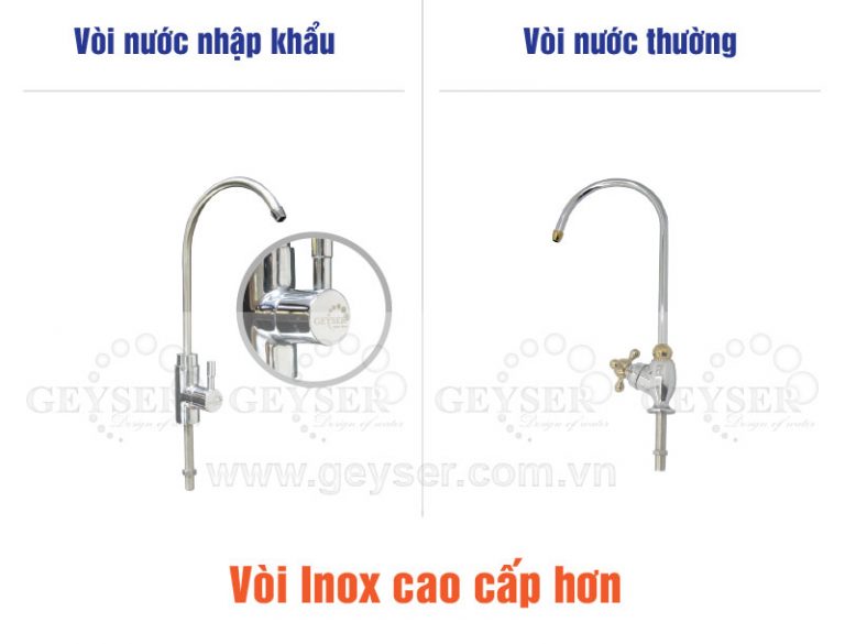 Vòi Máy lọc nước Geyser Ecotar 4 Vòi Máy lọc nước Geyser Ecotar 4