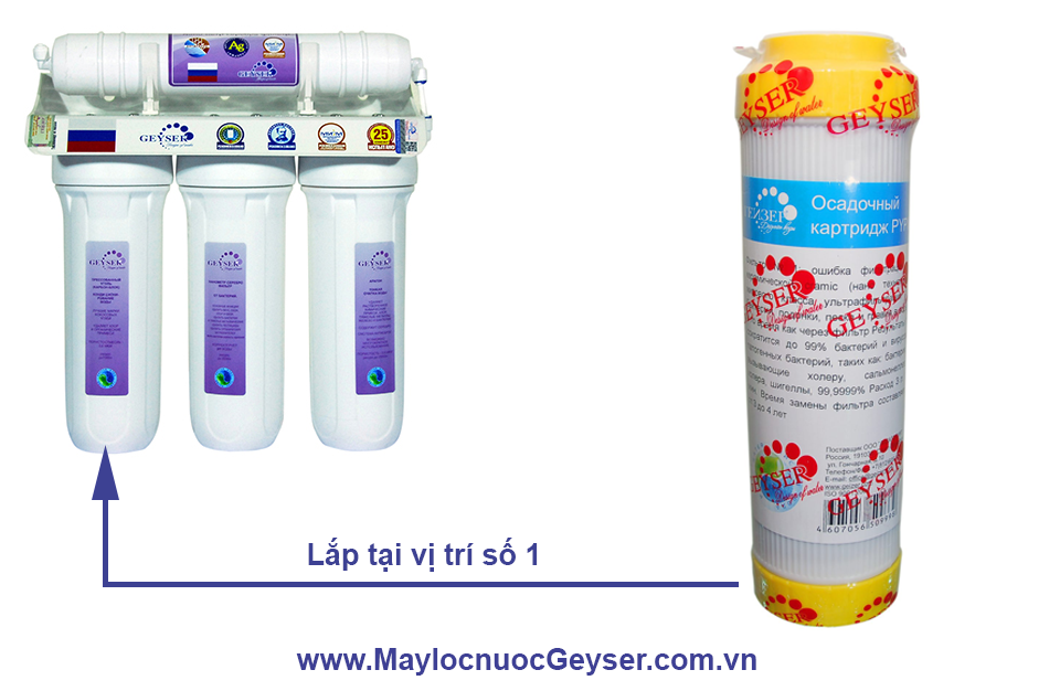 Lõi lọc nước Geyser số 1 - Cation Lõi lọc nước Geyser số 1 - Cation